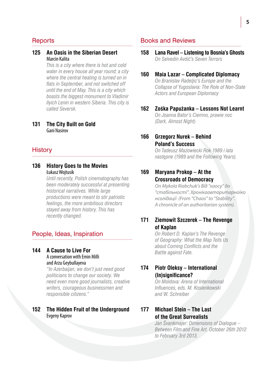 New Eastern Europe Preview Pages