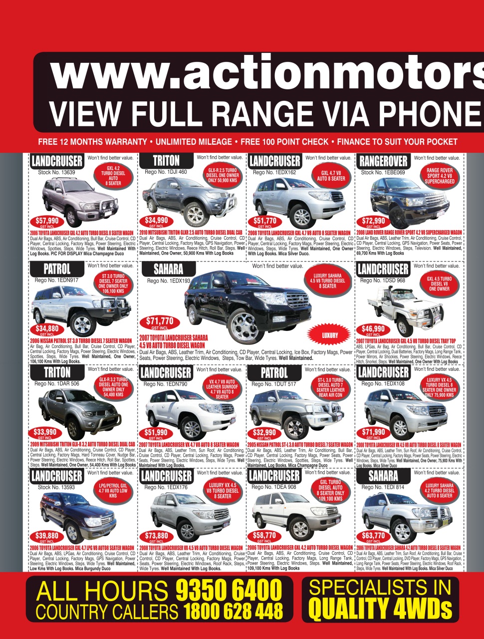 AutoTrader Preview Pages