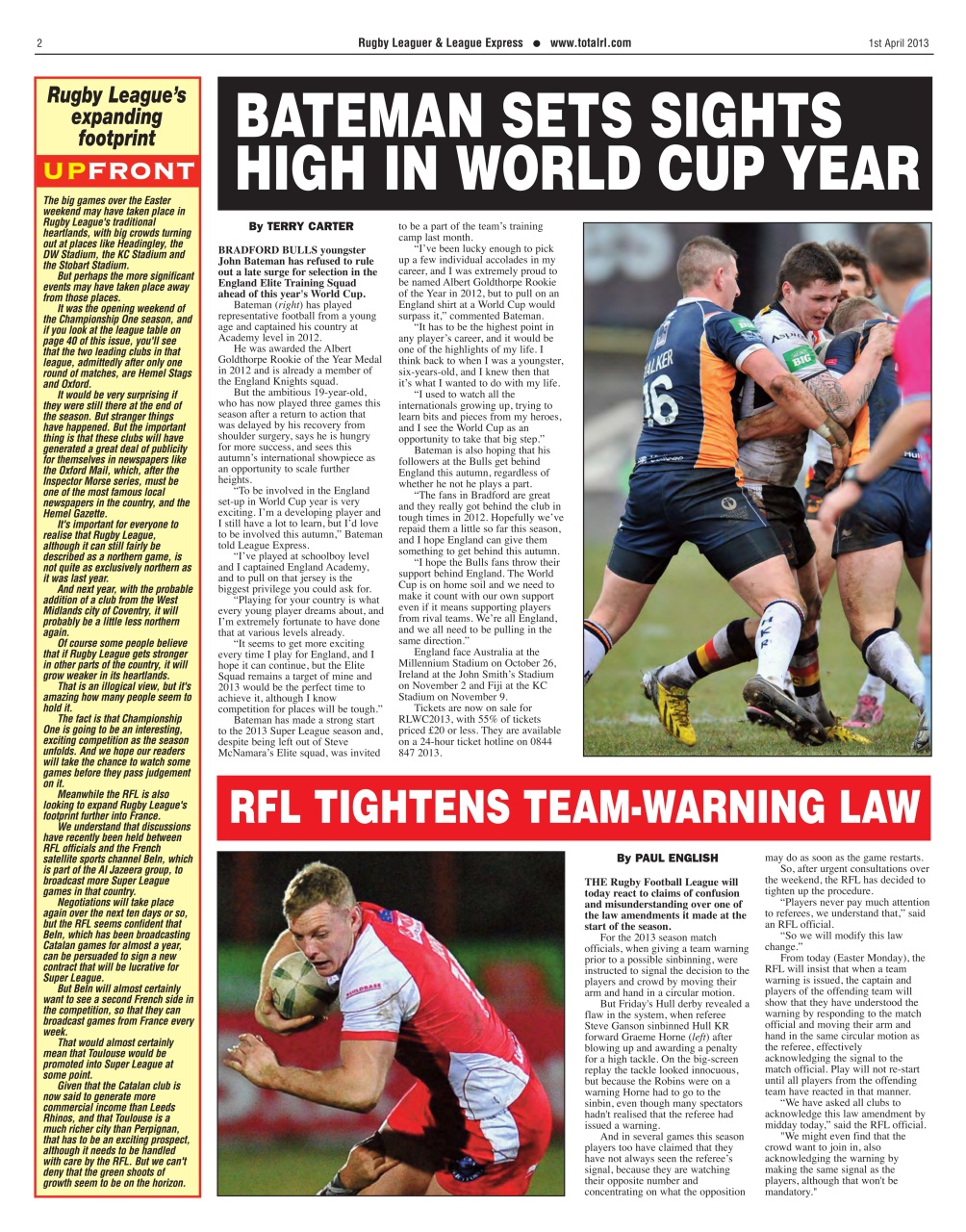 League Express Preview Pages