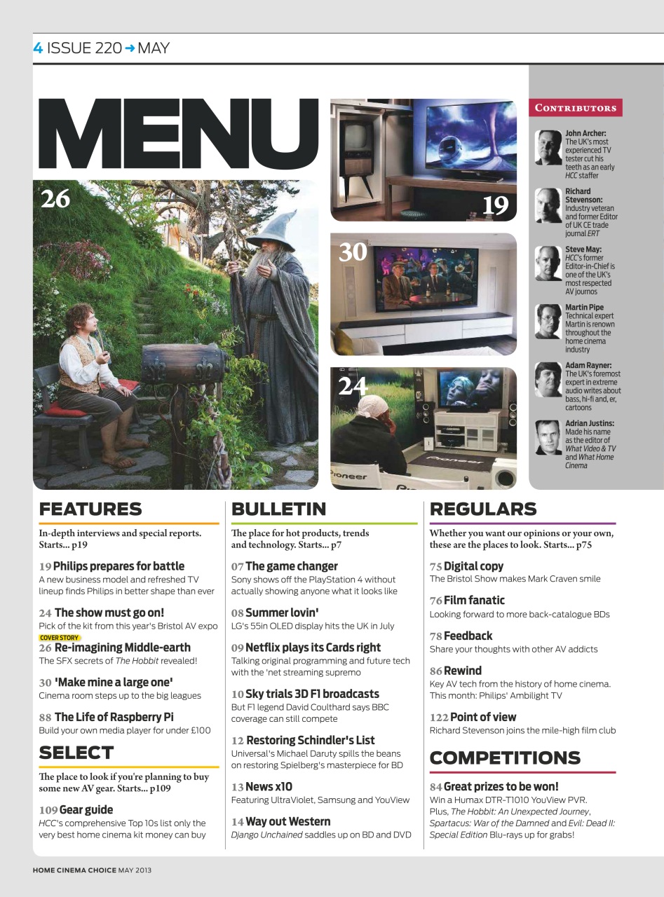 Home Cinema Choice Preview Pages