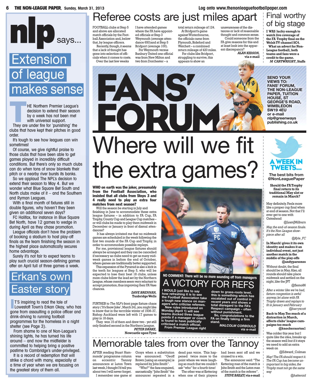 The Non-League Football Paper Preview Pages