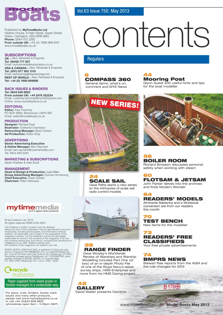 Model Boats Preview Pages