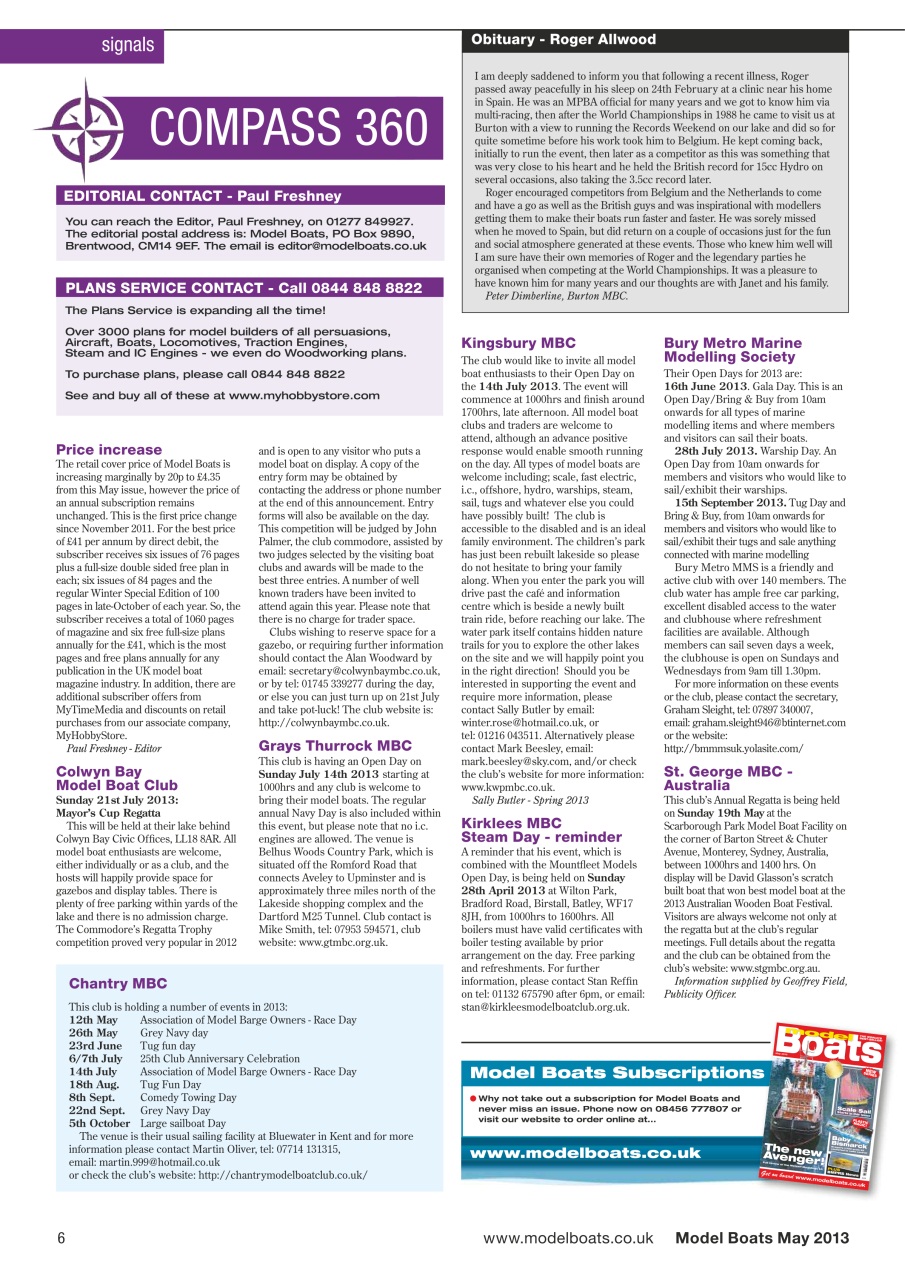 Model Boats Preview Pages