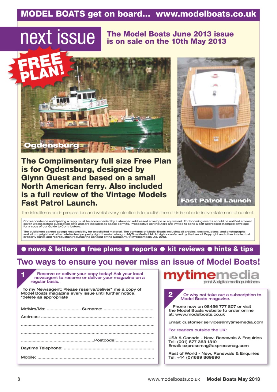 Model Boats Preview Pages