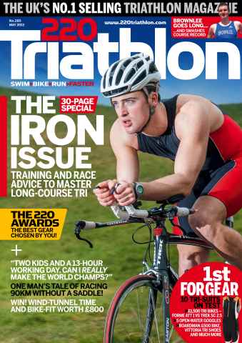 220 Triathlon Magazine issue May 2013