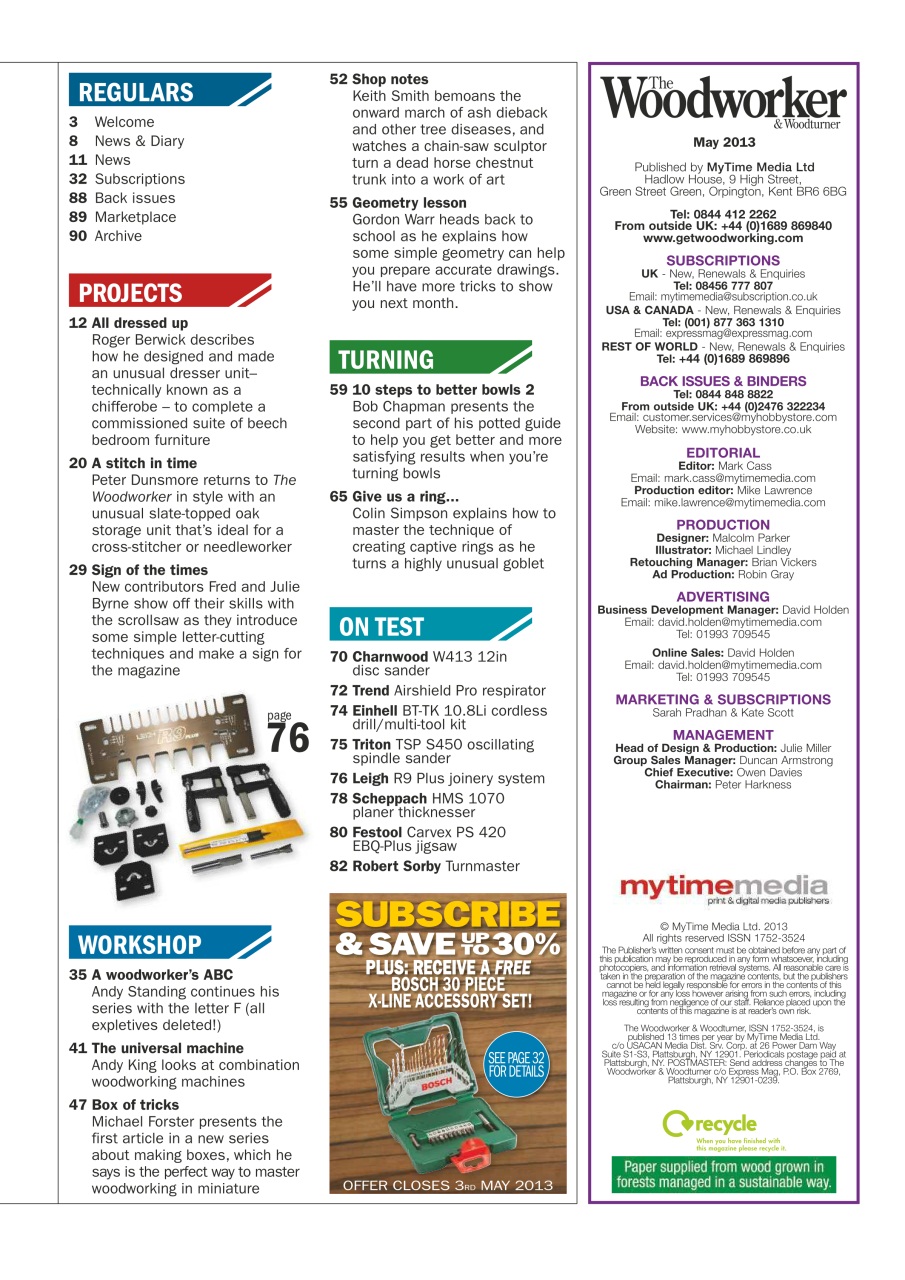 The Woodworker Magazine Preview Pages