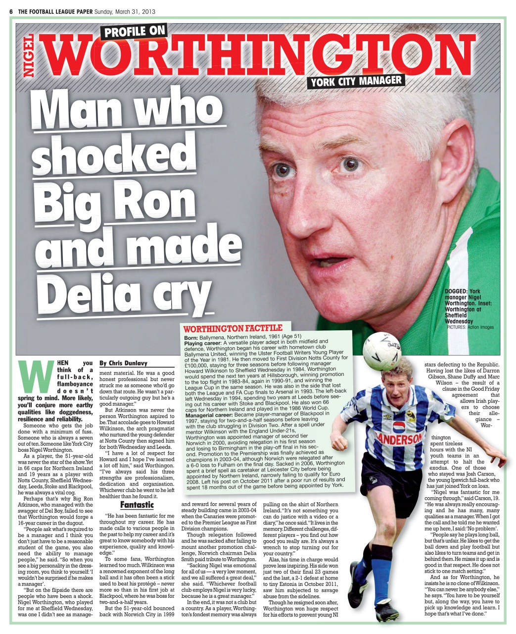 The Football League Paper Preview Pages