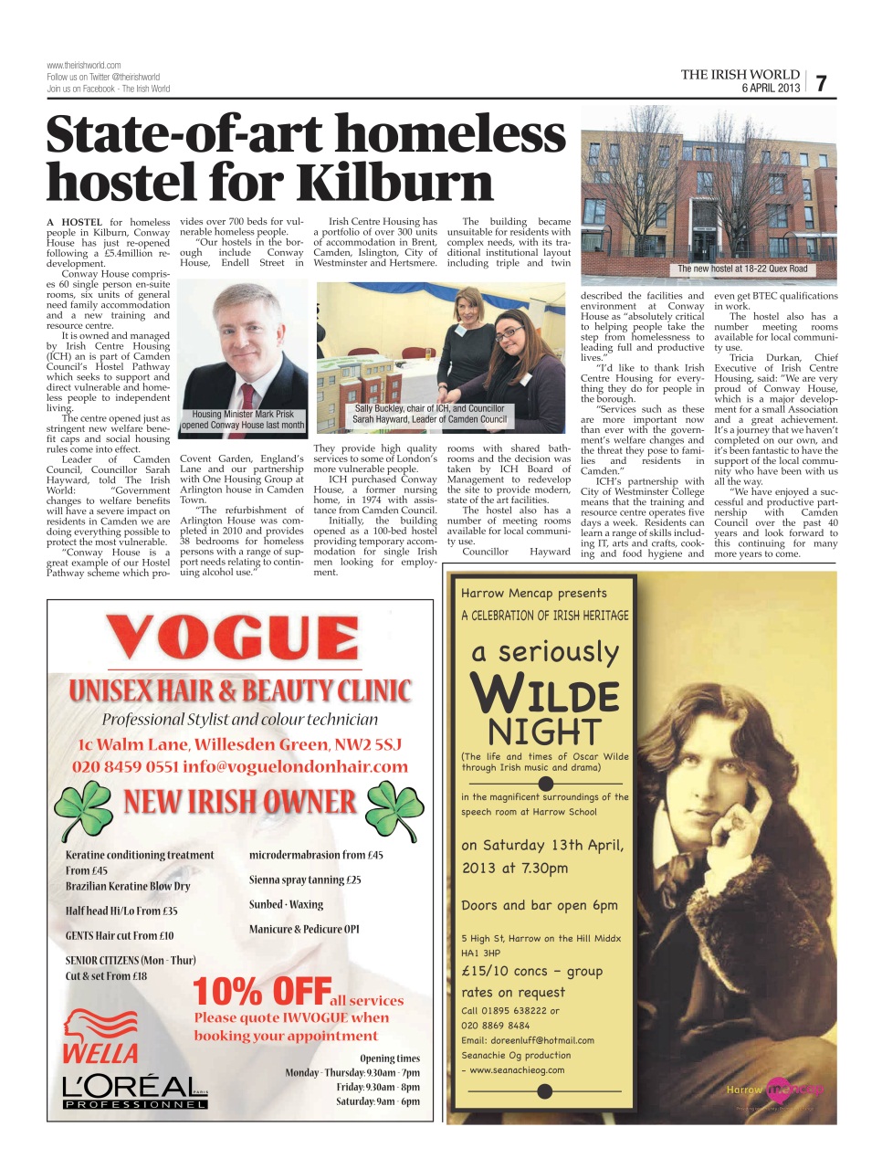 Irish World Preview Pages