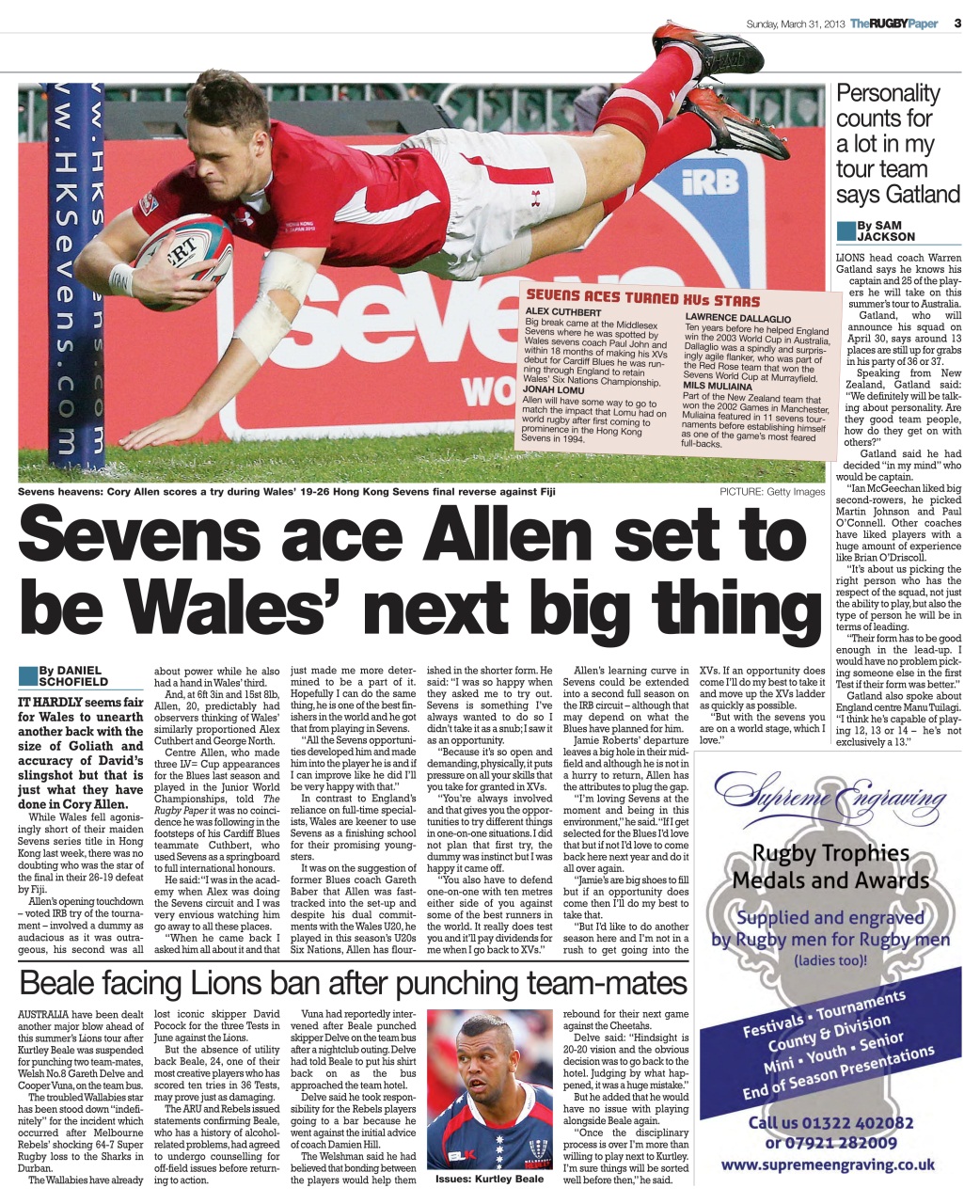 The Rugby Paper Preview Pages