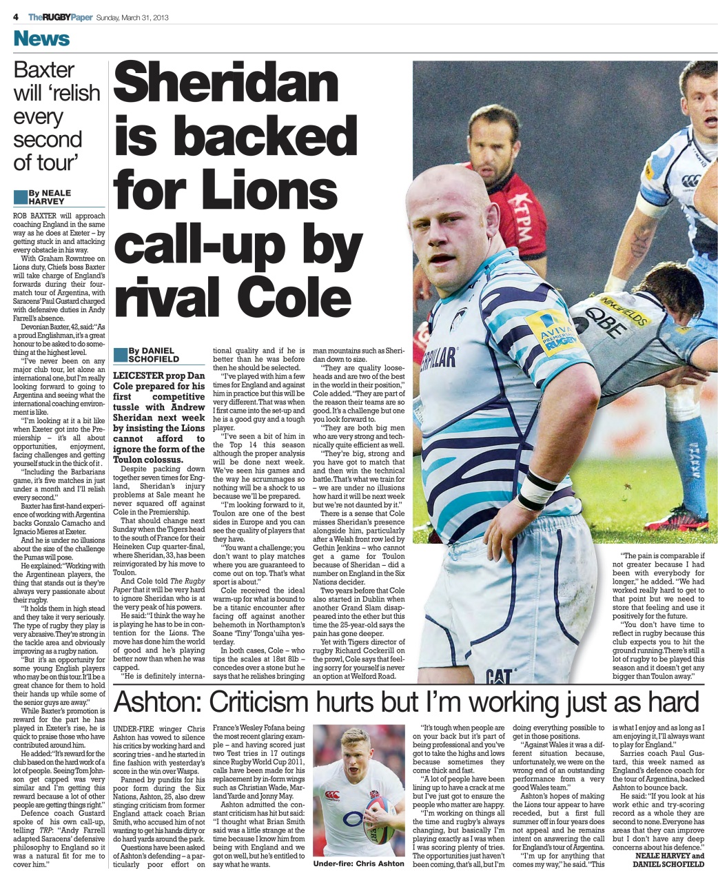The Rugby Paper Preview Pages
