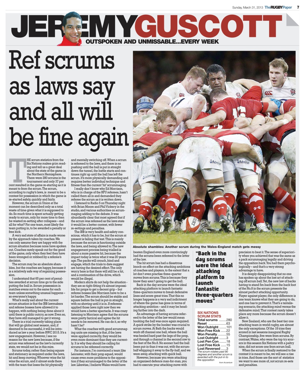 The Rugby Paper Preview Pages