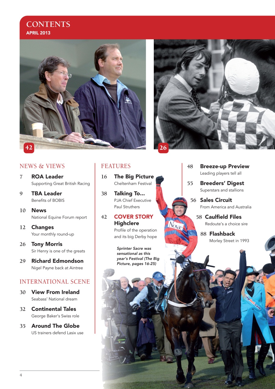 The Owner Breeder Preview Pages