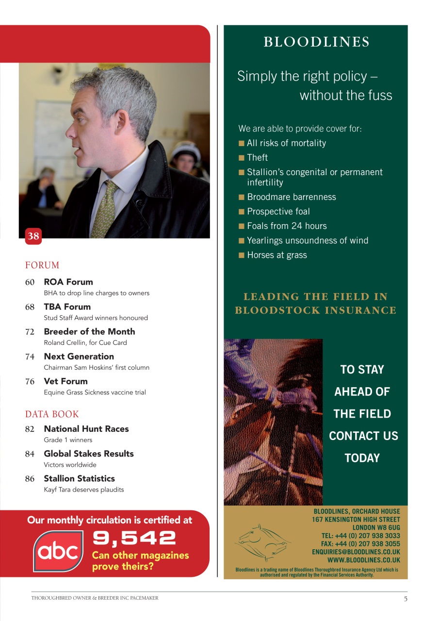 The Owner Breeder Preview Pages