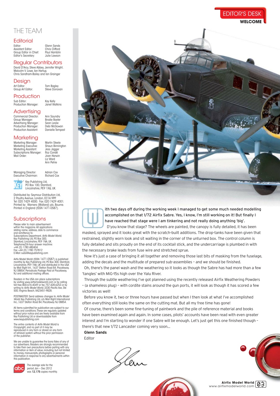 Airfix Model World Preview Pages