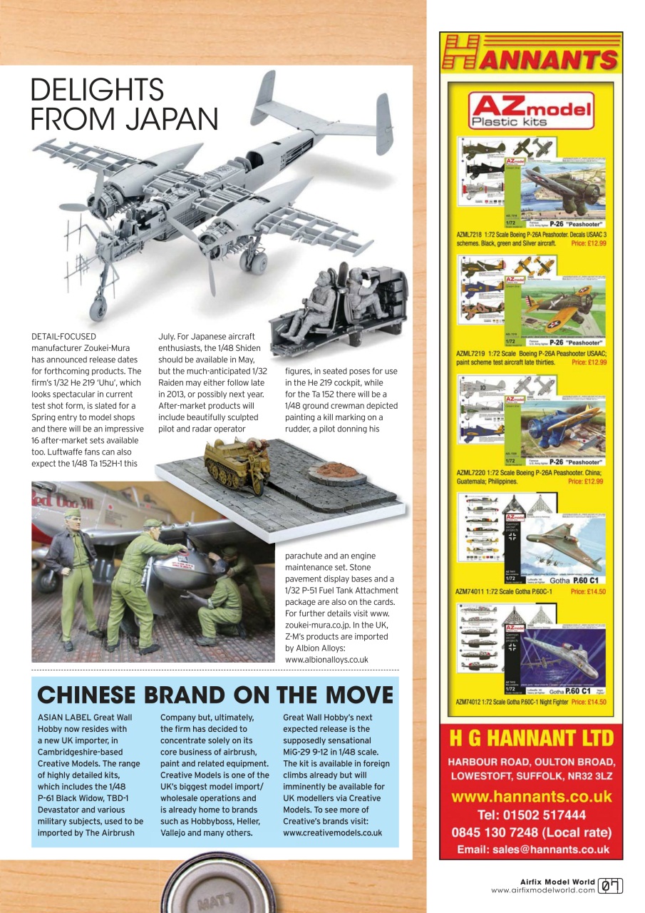 Airfix Model World Preview Pages