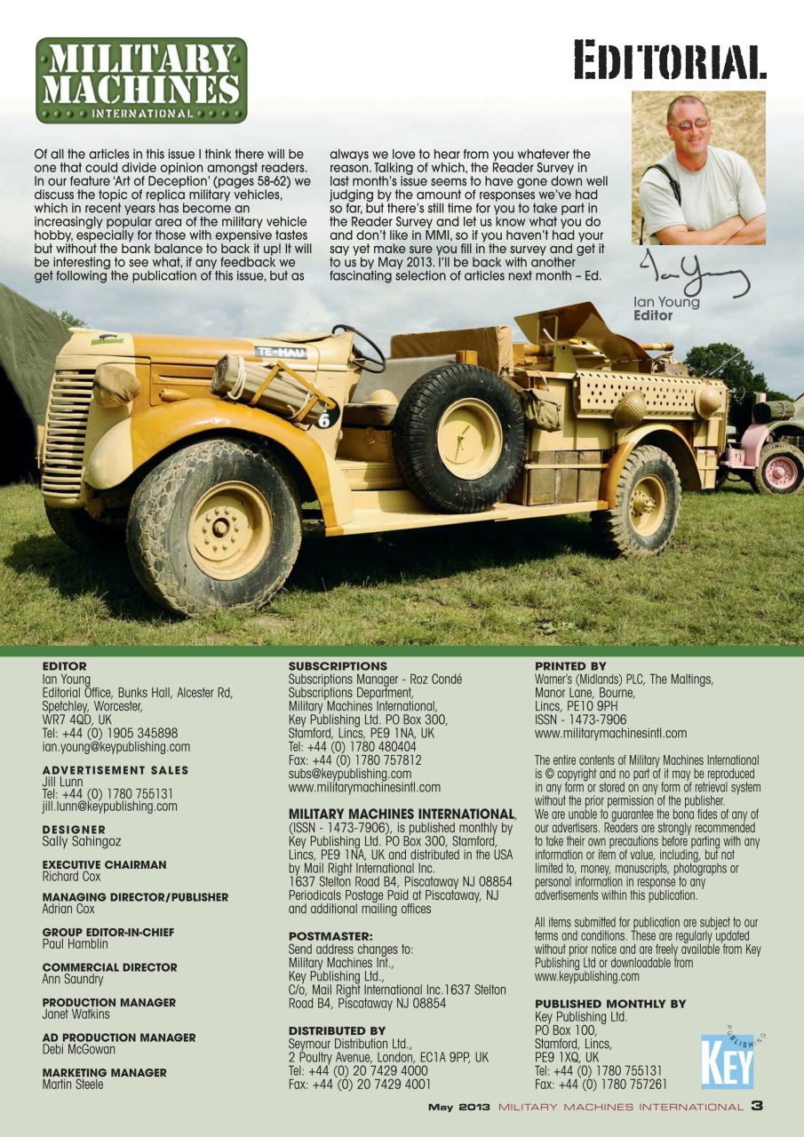 Military Machines International Preview Pages