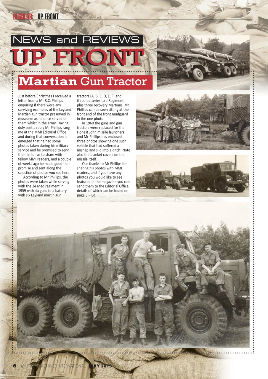 Military Machines International Preview Pages