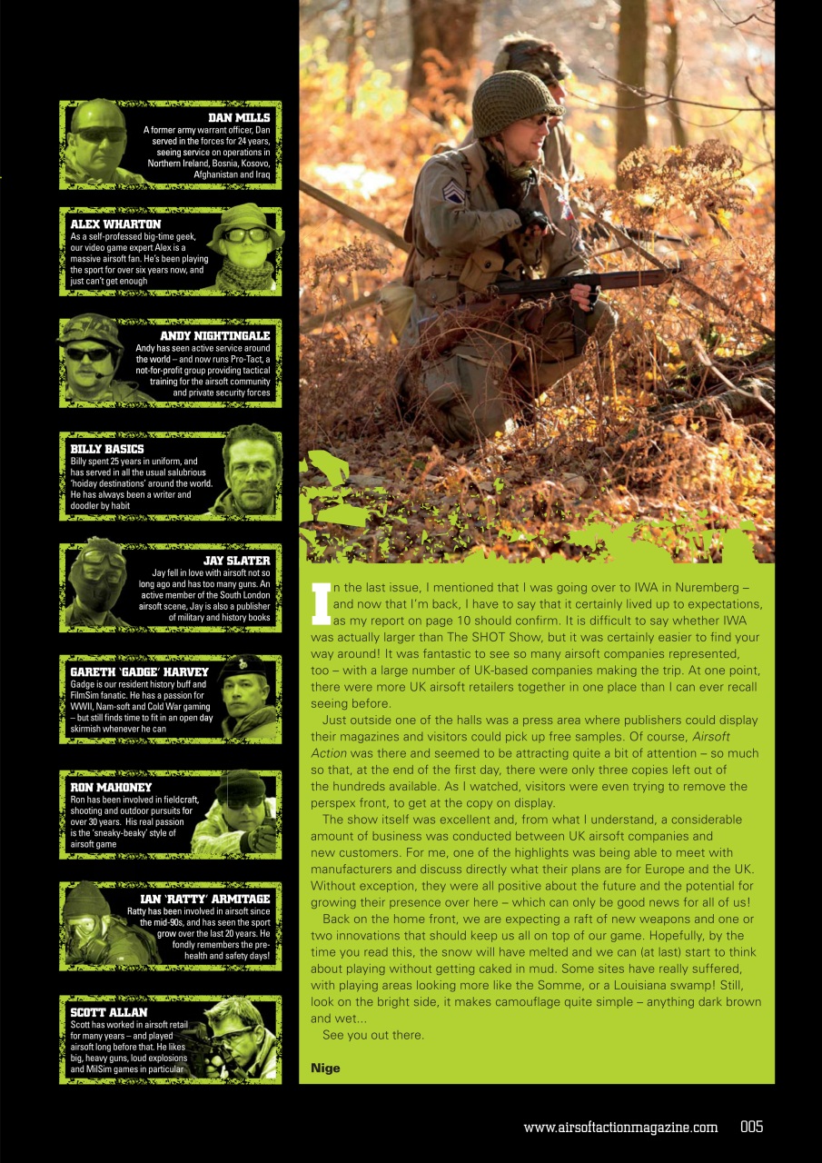 Airsoft Action Preview Pages