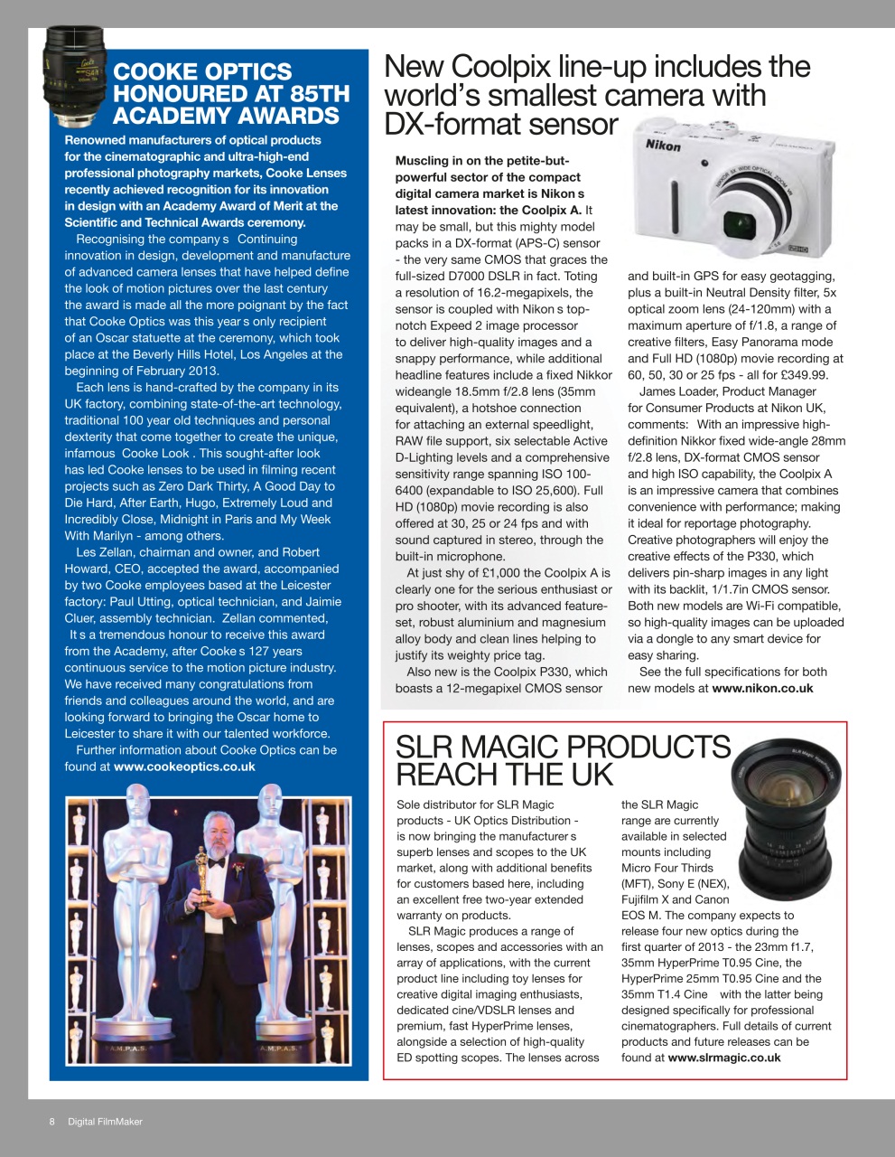 Digital FilmMaker Preview Pages