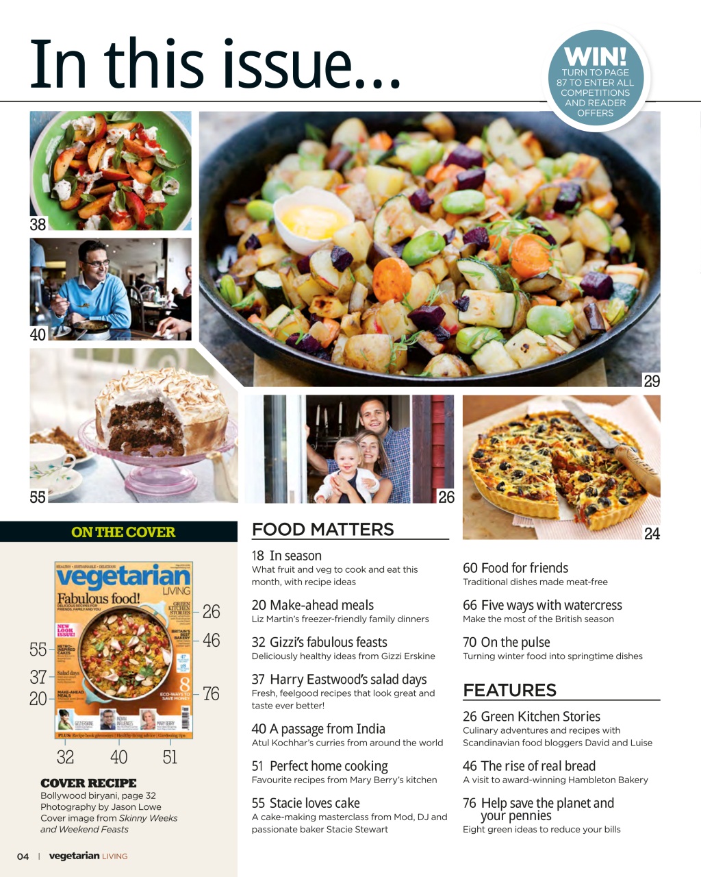 Vegetarian Living Preview Pages