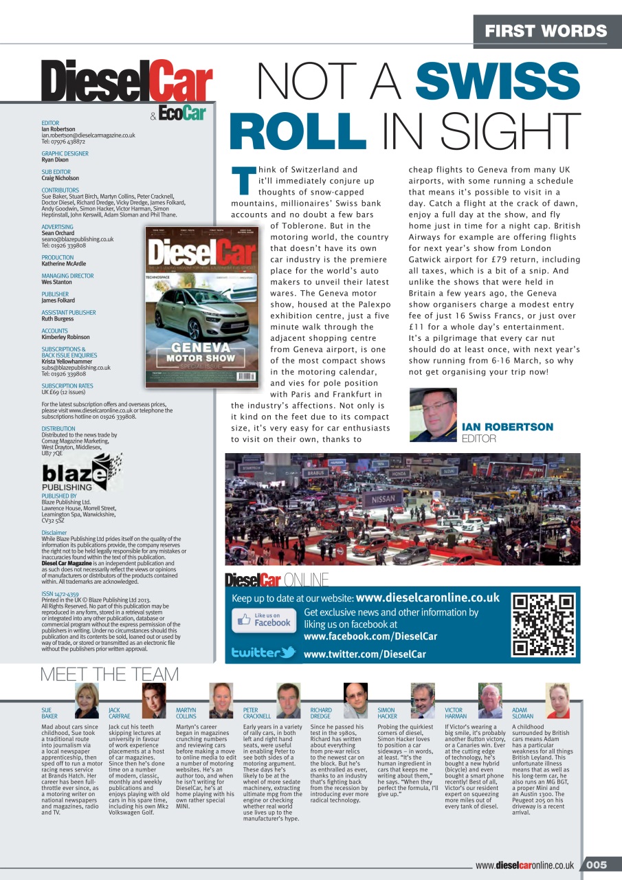 Diesel&EcoCar Magazine Preview Pages