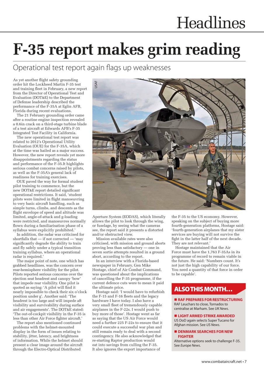 Combat Aircraft Journal Preview Pages