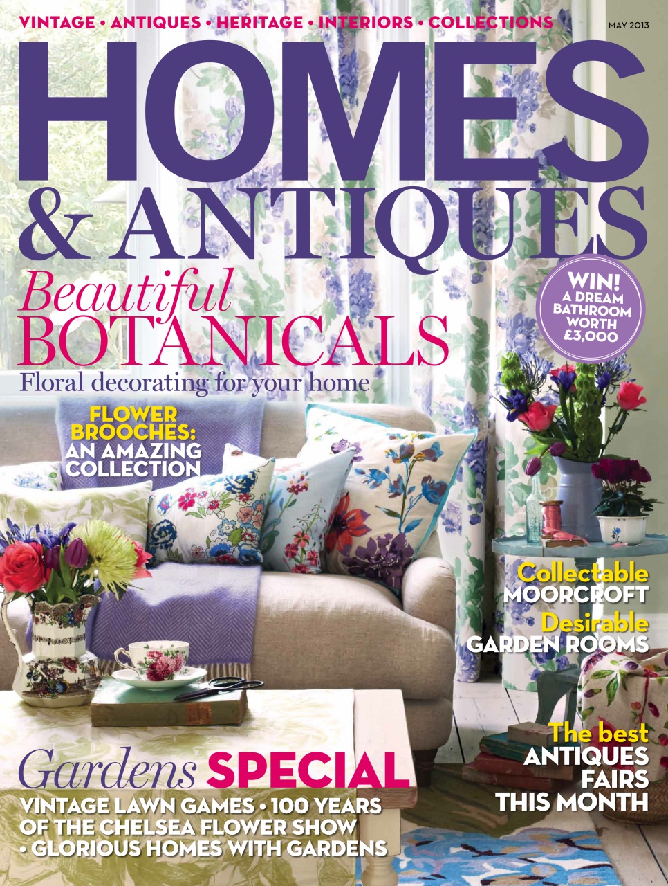 Homes & Antiques Magazine Preview Pages
