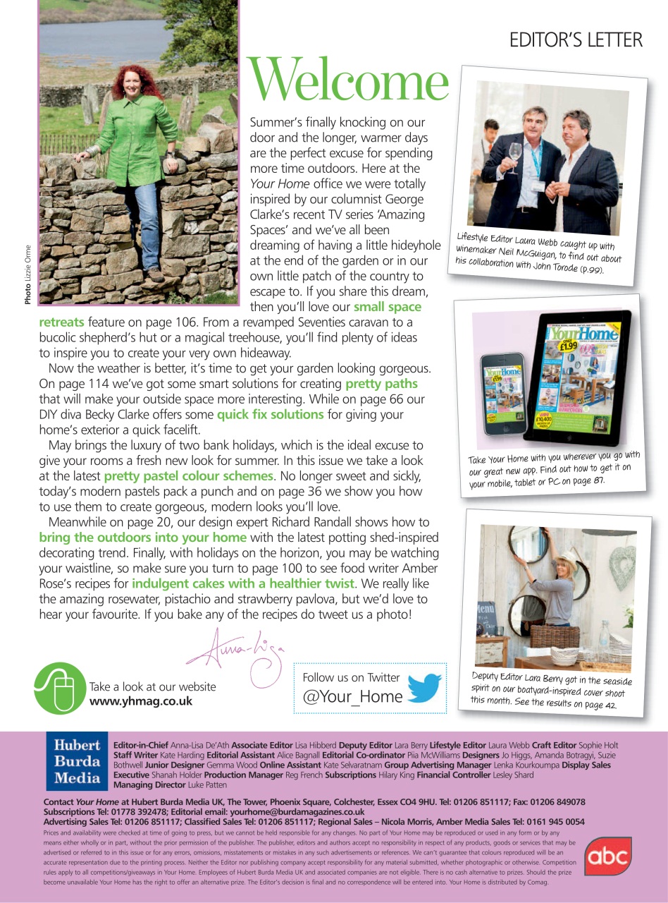 Your Home Magazine Preview Pages