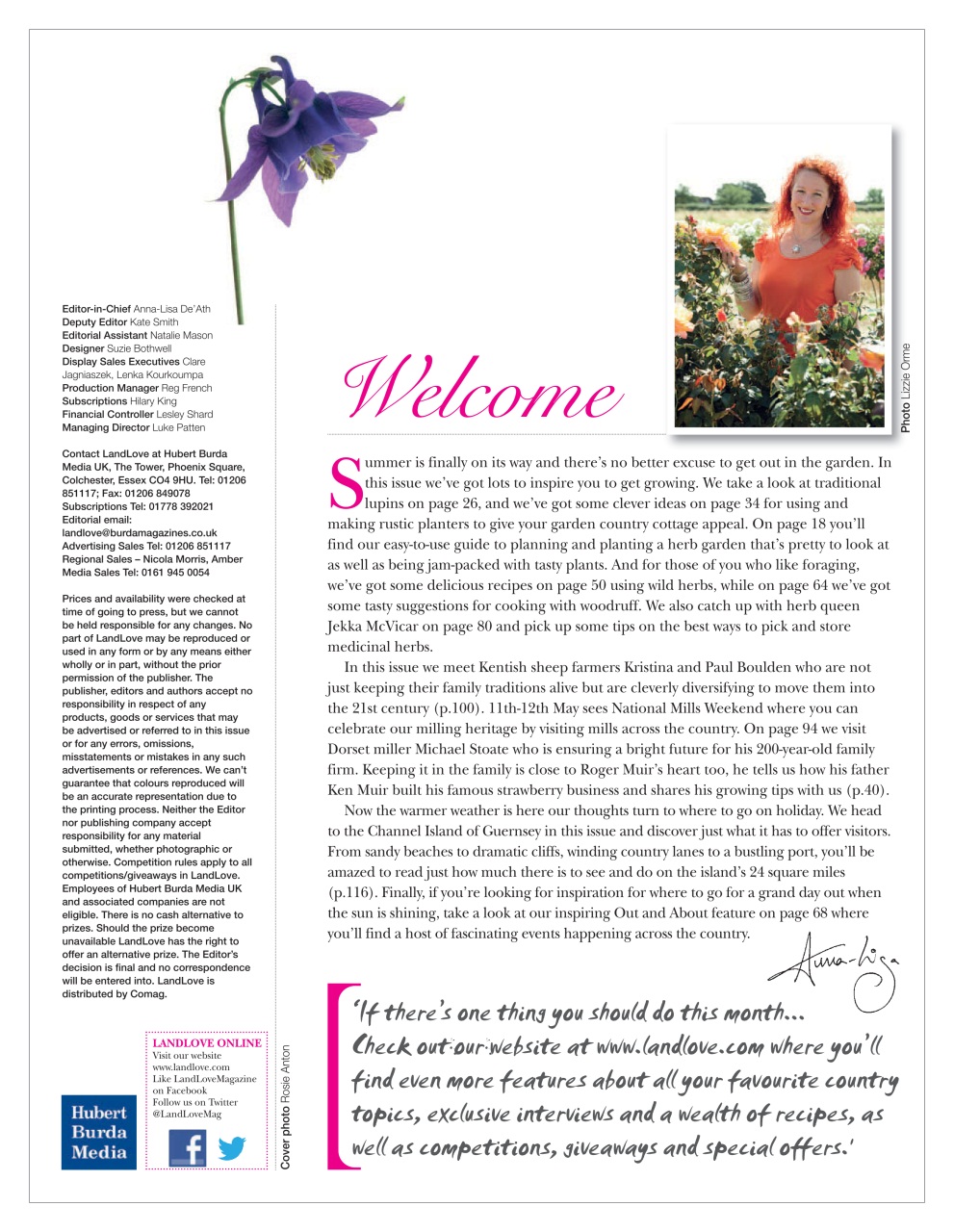 LandLove Magazine Preview Pages