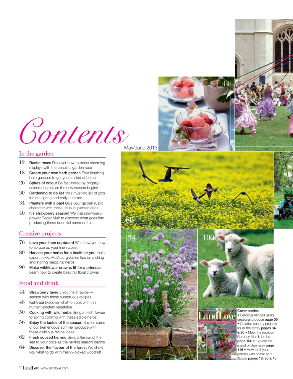 LandLove Magazine Preview Pages