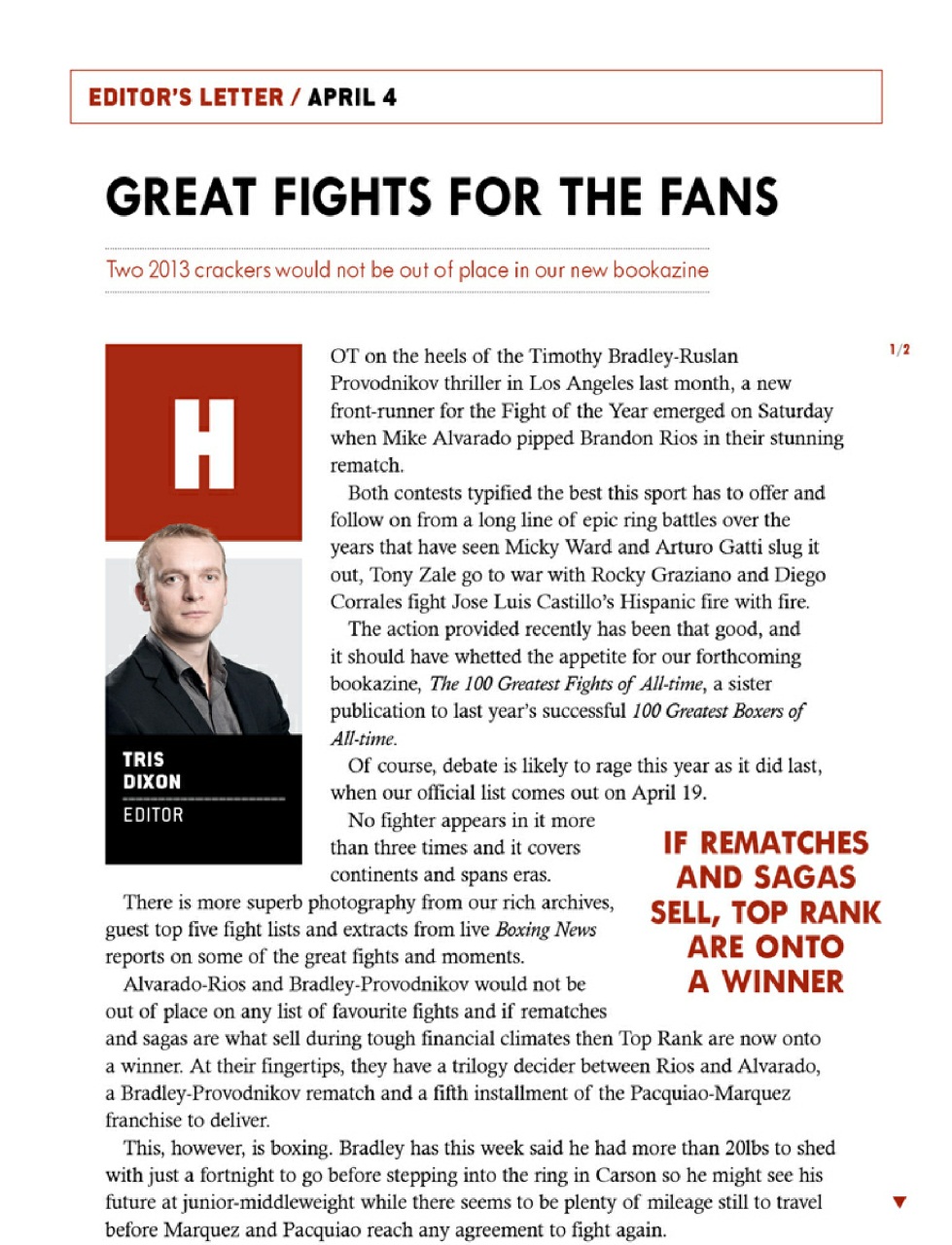 Boxing News Preview Pages