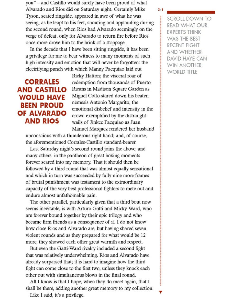 Boxing News Preview Pages