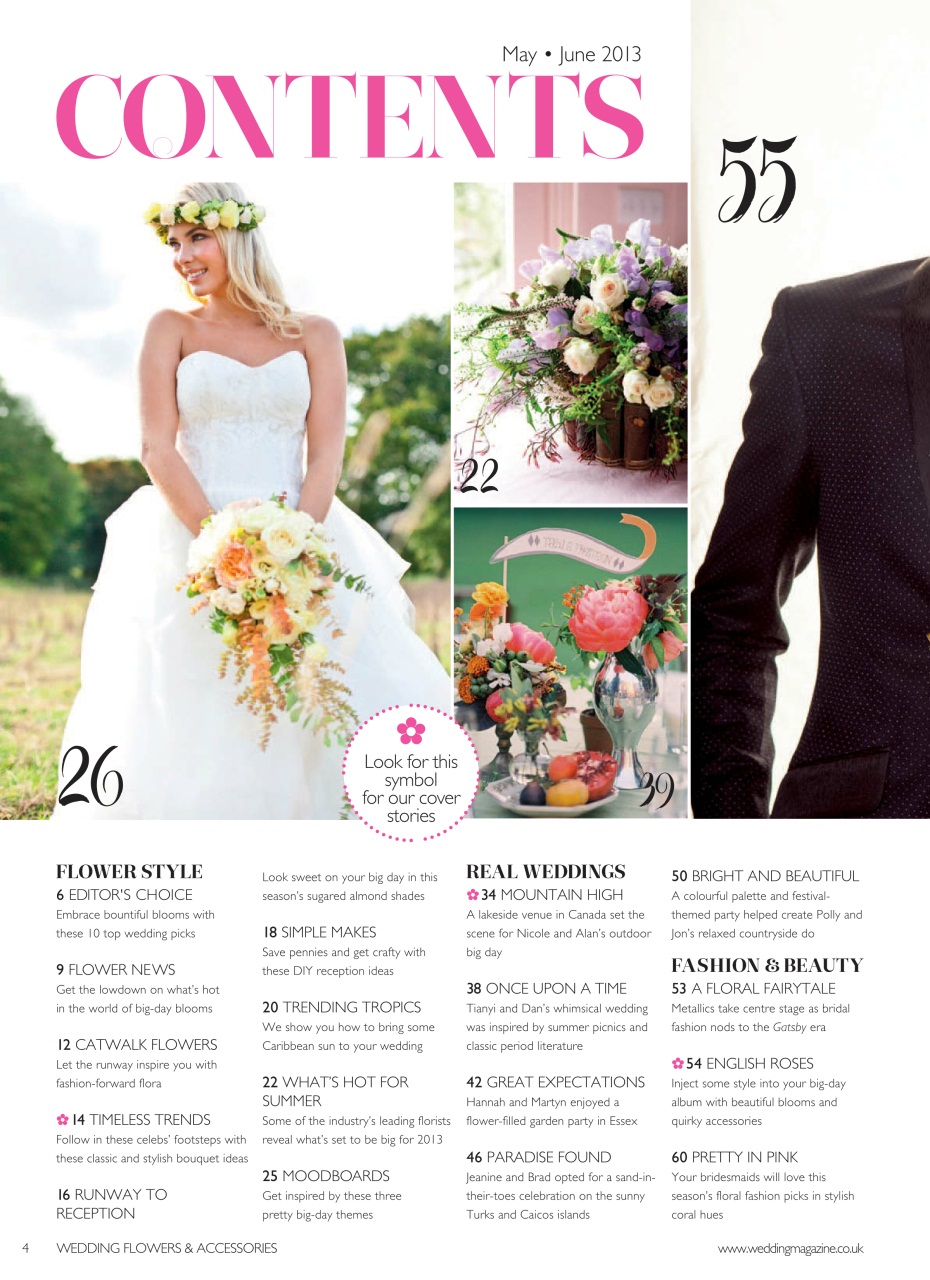 Wedding Flowers Magazine Preview Pages