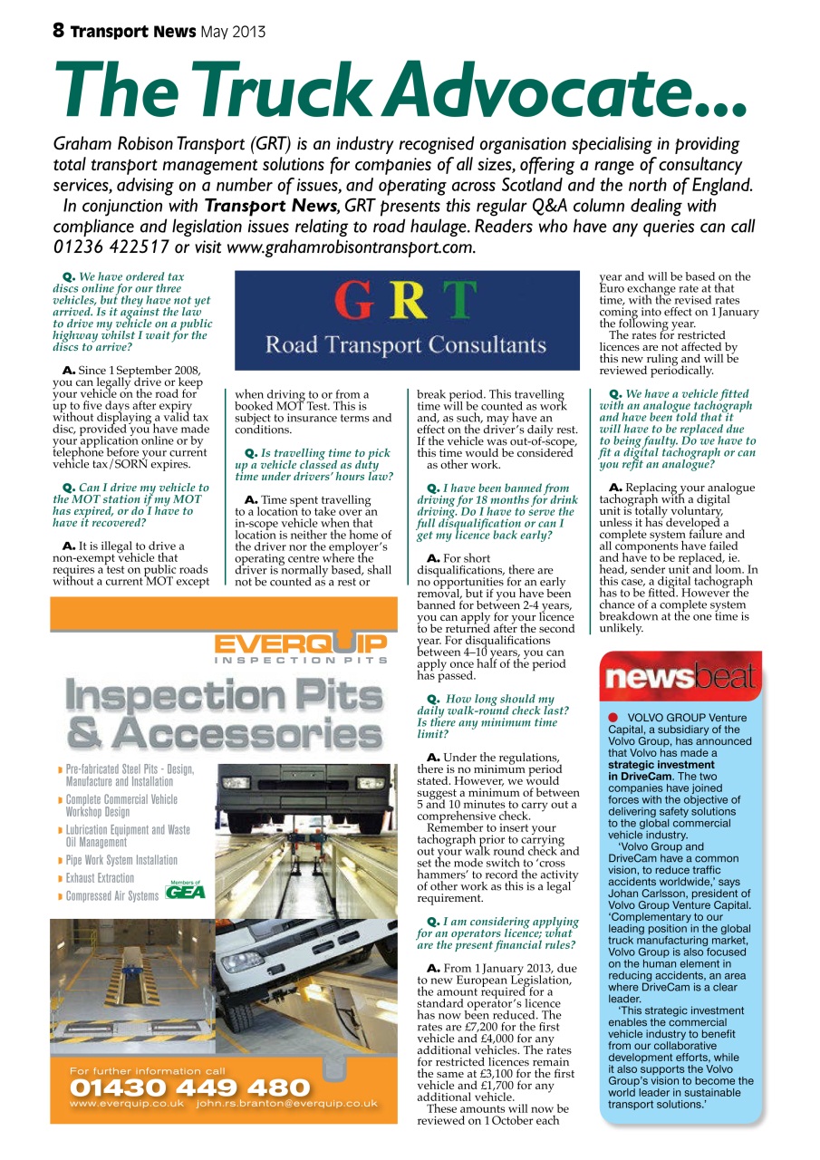 Transport News Preview Pages