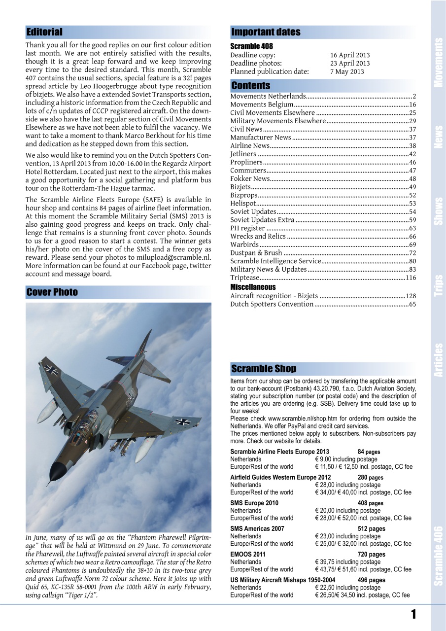 Scramble Magazine Preview Pages