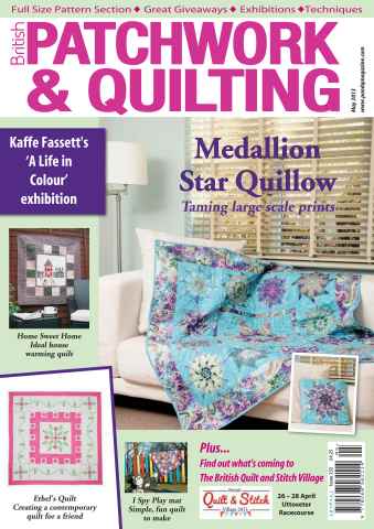 Patchwork and Quilting issue May 2013