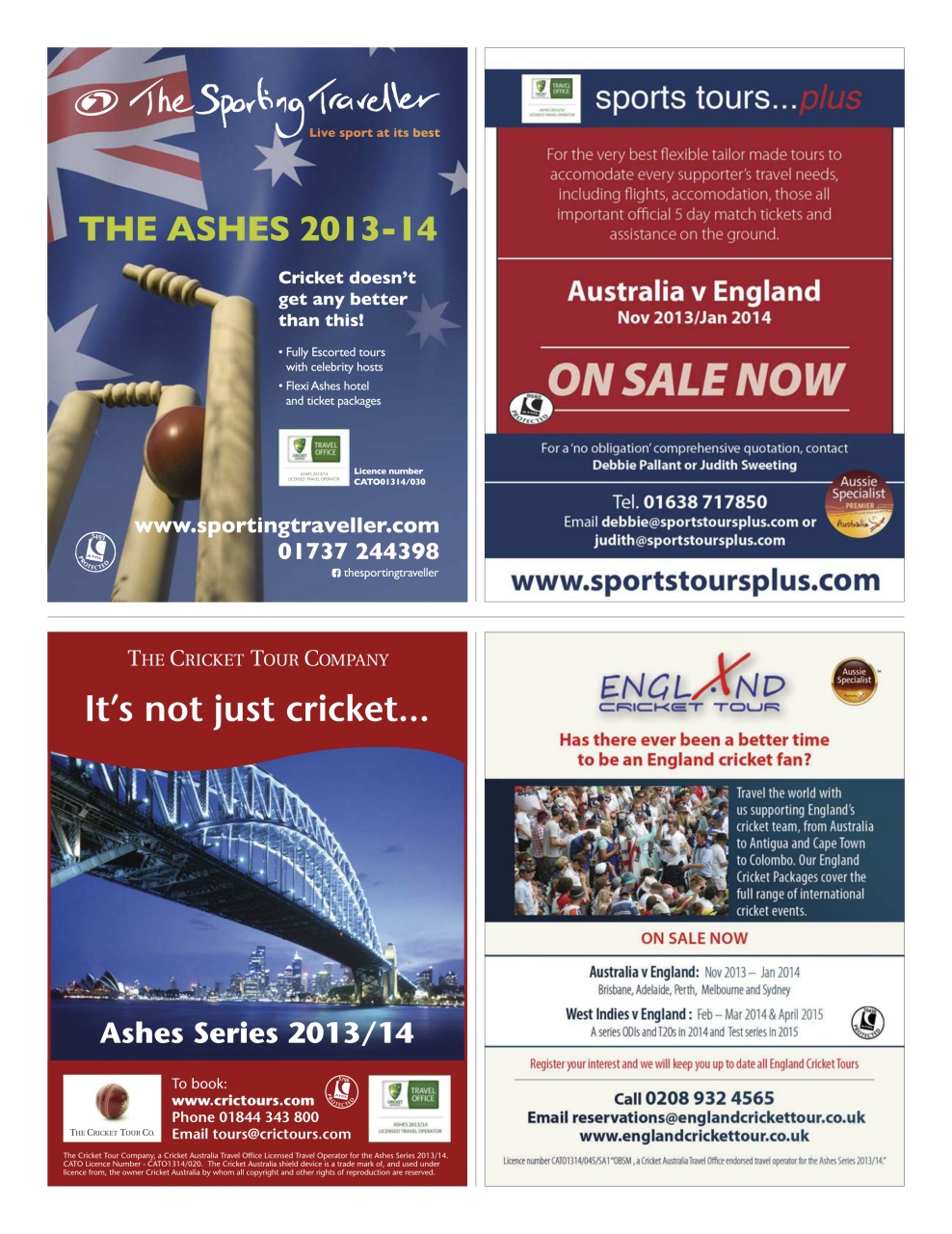 The Cricketer Magazine Preview Pages