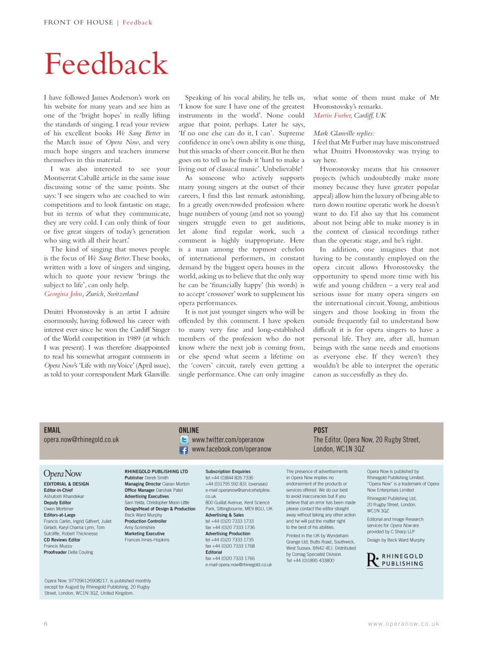 Opera Now Preview Pages