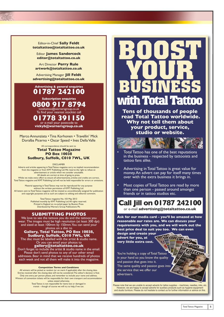 Total Tattoo Preview Pages