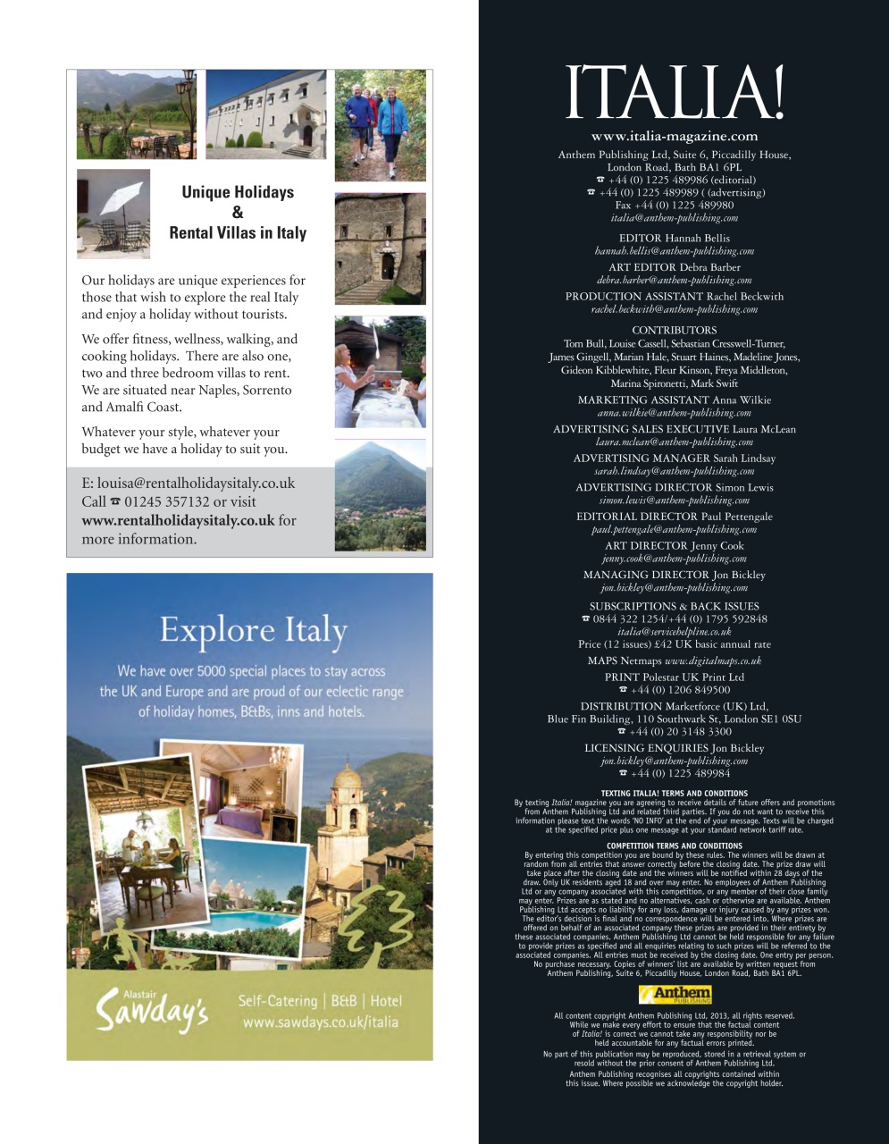 Italia! Preview Pages