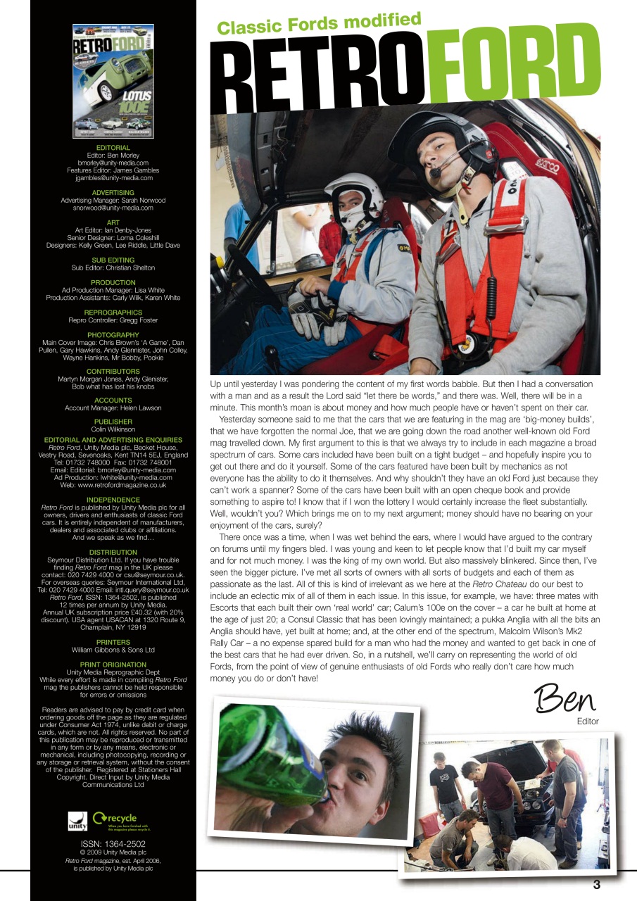 Retro Ford Preview Pages