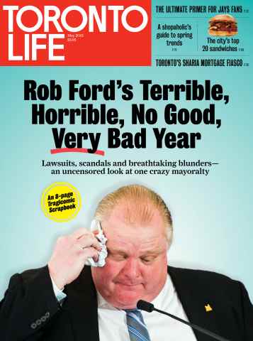 Toronto Life issue May 2013