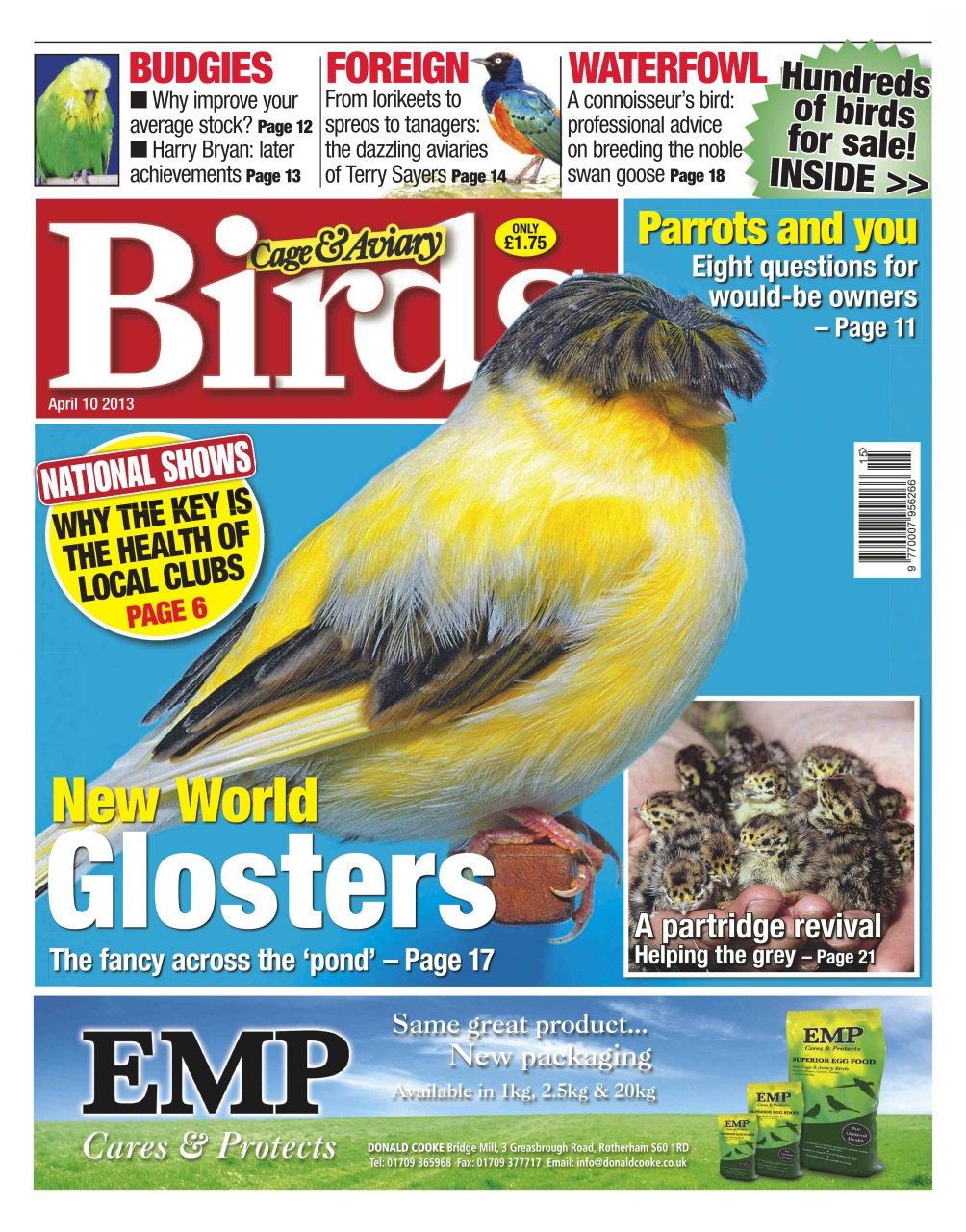 Cage & Aviary Birds Preview Pages