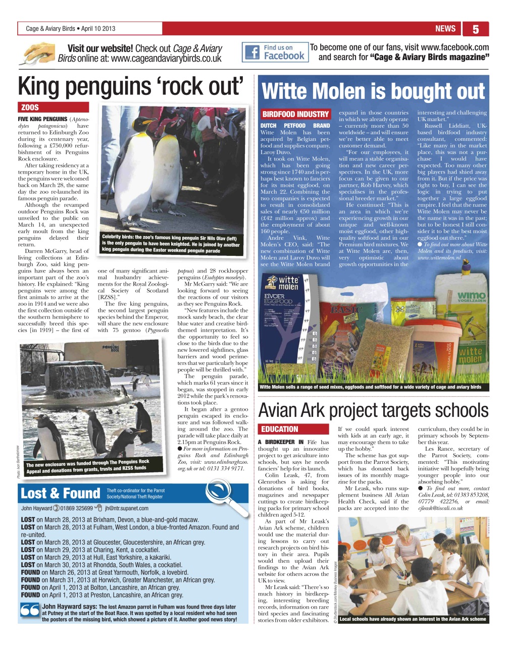 Cage & Aviary Birds Preview Pages