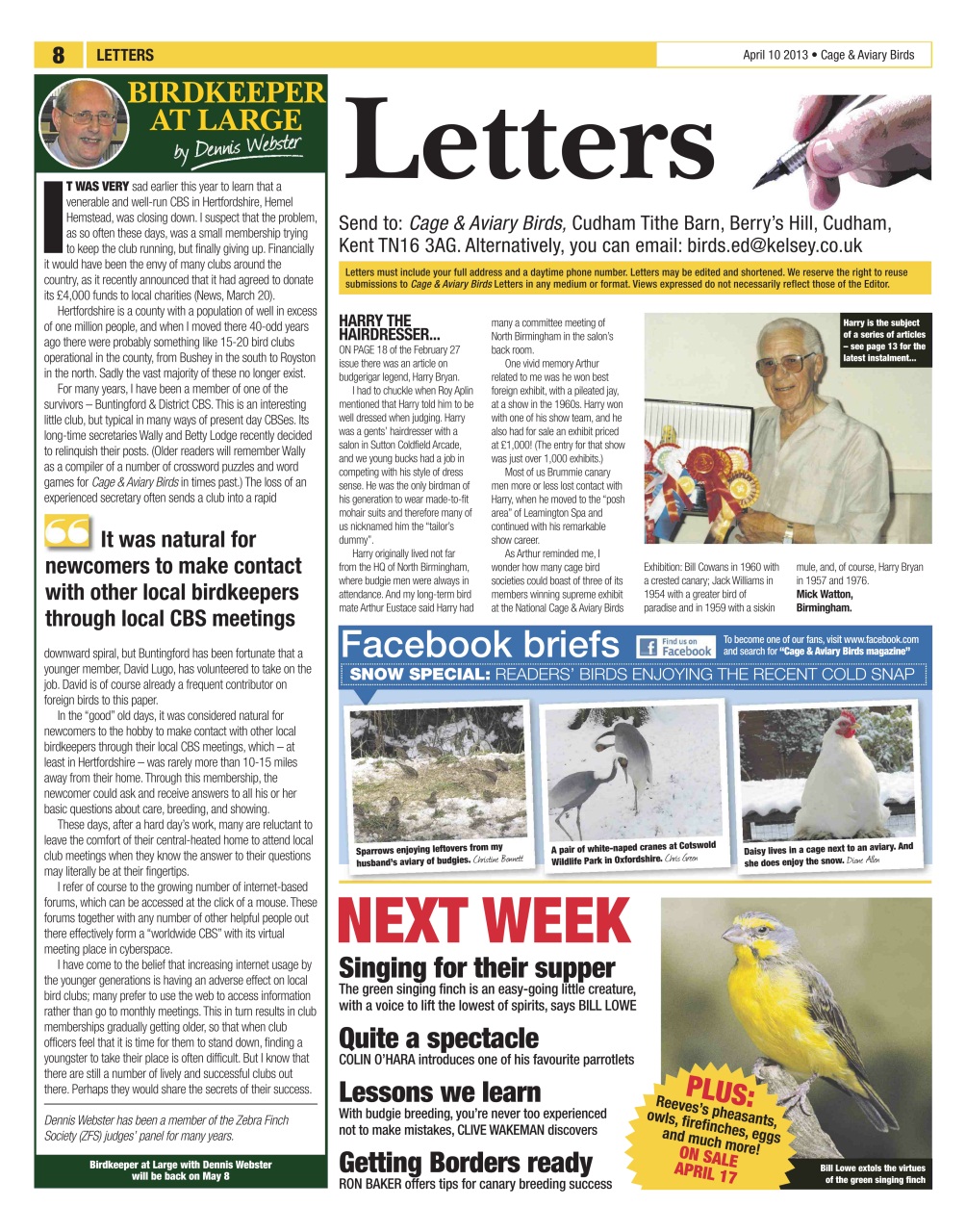 Cage & Aviary Birds Preview Pages