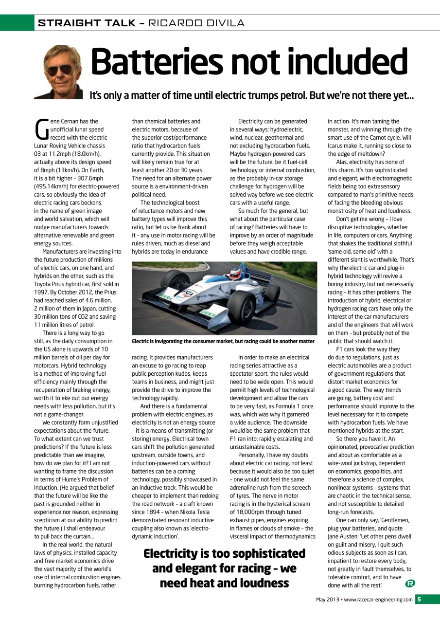 Racecar Engineering Preview Pages