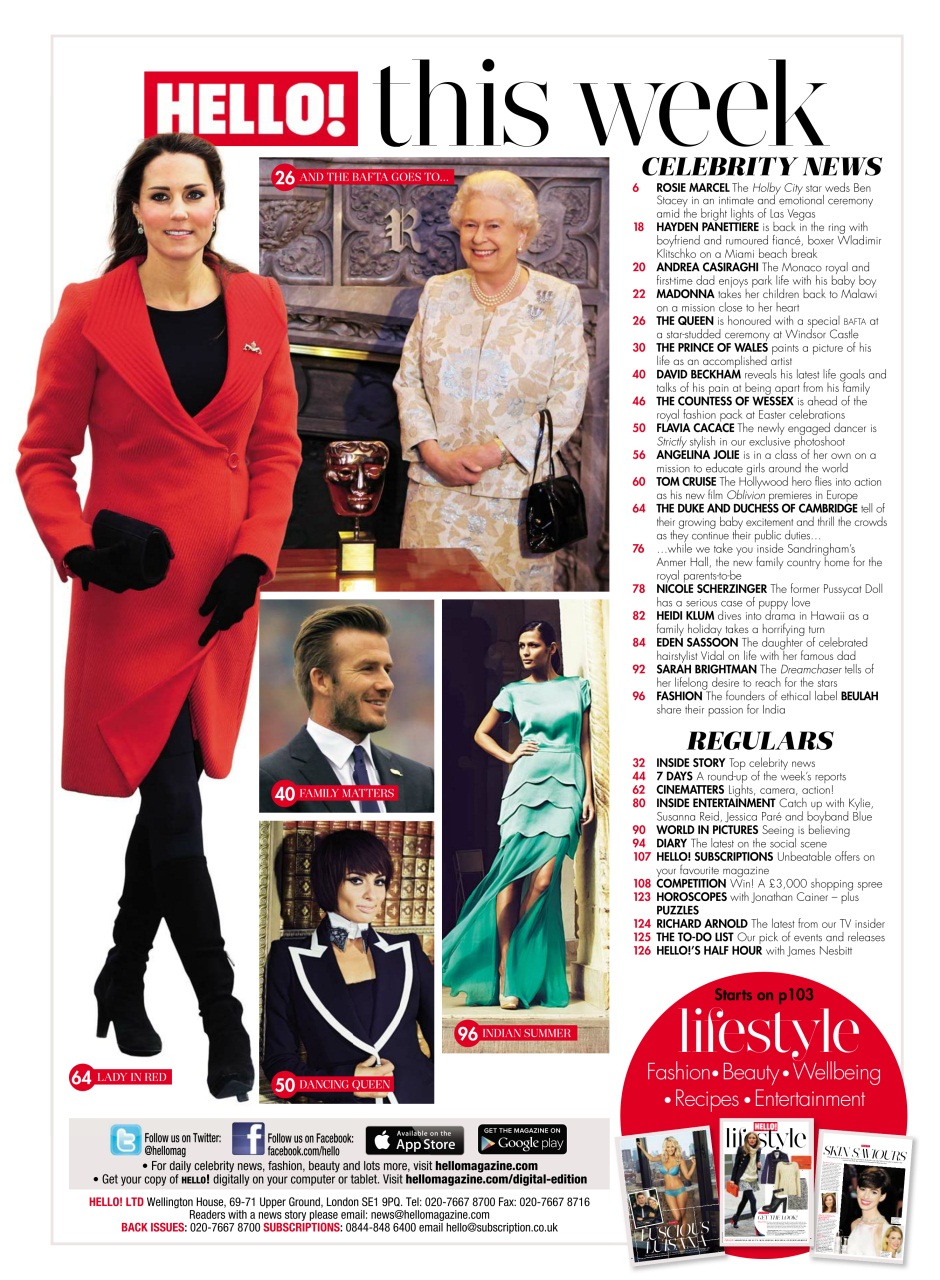 Hello! Magazine Preview Pages