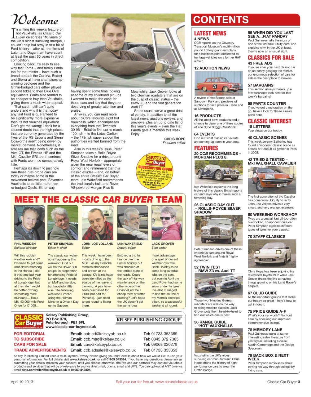 Classic Car Buyer Preview Pages