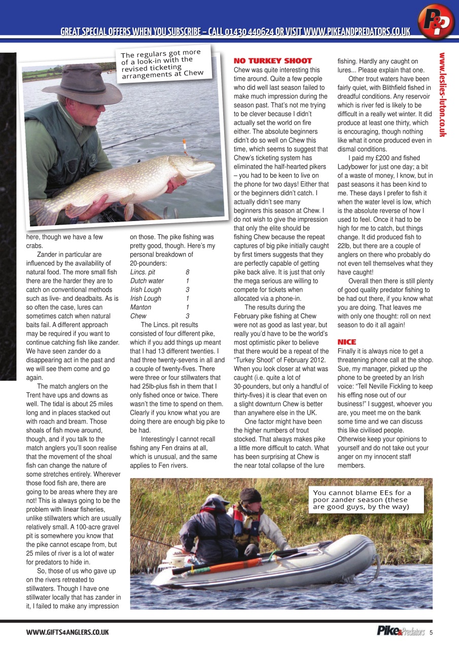 Pike & Predators Preview Pages