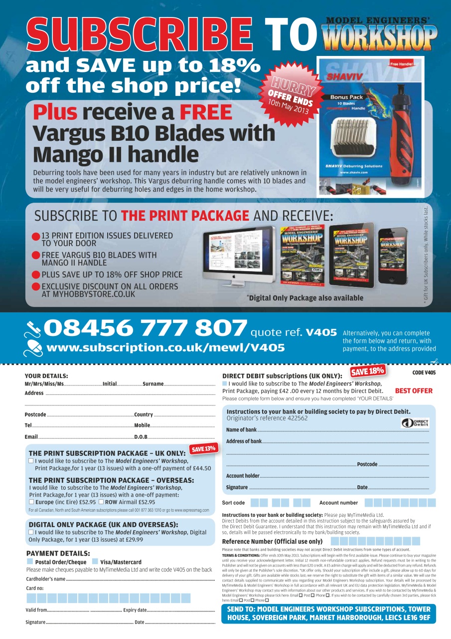 Model Engineer & Workshop Magazine Preview Pages